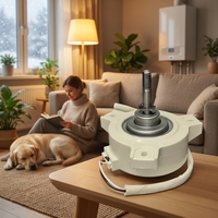 Motor DC sin escobillas de imán permanente serie XC80 para soplador de premezcla completa, inteligente para el hogar, IP55, para caldera mural de 16KW/24KW