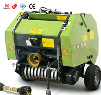Presse à balles rondes automatique haute performance, mini machine d'emballage et d'enrobage pour la récolte agricole
