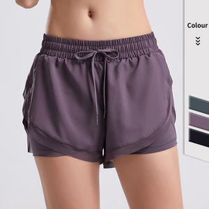 Logo personnalisé en gros séchage rapide course à pied Gym Fitness sport entraînement Shorts compression Yoga Shorts pour les femmes - Product Image 4