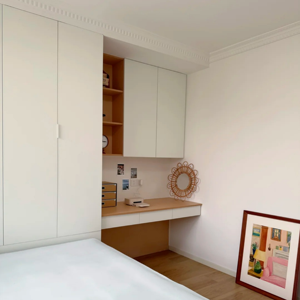 <span class=keywords><strong>Letto</strong></span> Multifunzionale Salvaspazio in Legno Moderno con Scrivania e Armadio Combinati per Camere <span class=keywords><strong>da</strong></span> <span class=keywords><strong>Letto</strong></span> e Uso per Bambini - Product Image 5