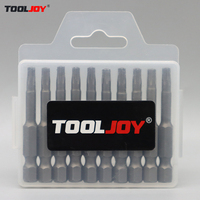 Tooljoy Factory Supply Torx Screwdriver Bits with Hole T10 T25 T50 S2 Steel Magnetic Industrial Grade for Power Drill Tools