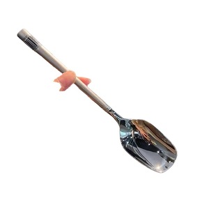 Stainless Steel Square Head Spoon Large Size Food Grade For Kids Baby Dining - Product Image 5