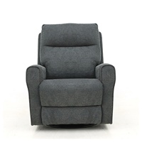 Fauteuil inclinable manuel en tissu moderne Geeksofa avec fonction de bascule, pivotant et massage pour le salon