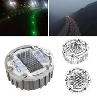 DPWH Il300 Balise solaire routière Cat Eye à LED clignotante, étanche IP68, en aluminium, marqueur réfléchissant
