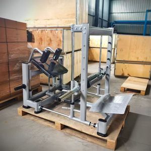 Macchina Commerciale Regolabile per Hip Thrust con Carico a Piastre in Acciaio per Allenamento di Forza in Palestra, Braccia, Petto, Gambe e Glutei - Resistente - Product Image 6