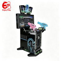 Machine d'arcade de tir 3-en-1 avec deux pistolets lumineux de 42 pouces, borne commerciale à monnayeur de haute qualité pour centre de jeux FEC OEM