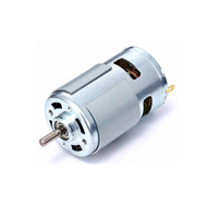 Moteur CC à balais personnalisable 775 à couple élevé 12V/24V pour aspirateur, sèche-cheveux, pompe à air et petits appareils