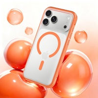 Coque de téléphone magnétique effet mat avec bouton IA intégré et protection antichute Airbag pour iPhone 18 17 Pro Max