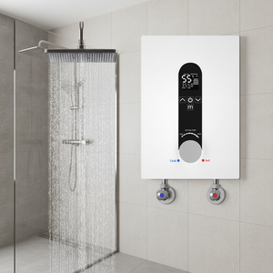 Calentador de <span class=keywords><strong>Agua</strong></span> Eléctrico Instantáneo sin Tanque de 8800W 220V, <span class=keywords><strong>Agua</strong></span> Caliente Ilimitada Bajo Demanda con Pantalla LED para Ducha, Cocina y Baño - Product Image 2