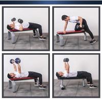 Banc de musculation multifonctionnel, banc de musculation réglable et large pour la musculation à domicile