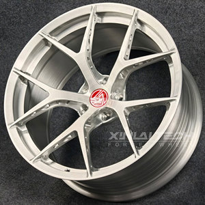ล้อฟอร์จโมโนบล็อก XINLAI รุ่นใหม่ สีเงินปัดเงา 5 ก้าน ขนาด 17-22 นิ้ว 5x112 5x114.3 5x120 ชุด 4 ชิ้น ET 20 มม. - Product Image 2