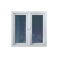 Diseño moderno precio de fábrica upvc ventanas abatibles ventanas de doble acristalamiento ventana de casa circular con herrajes de Alemania para casa