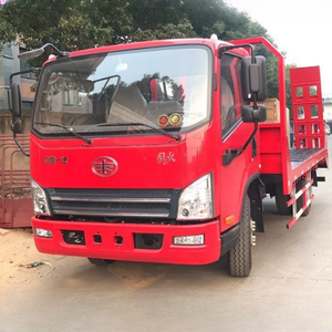 FAW 5-8 ton düşük düz taşıma aracı çekici kamyon mekanik ekipman ekskavatör forklift buldozer taşınmasında - Product Image 3