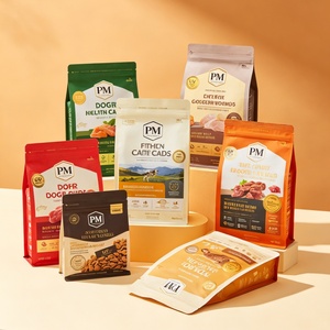 High Barrier Flat Bottom Pet Food Pouch <b>Shelf</b> Display Custom Moisture Proof Strong Eco-friendly Food Grade <b>Plastic</b> Bag 500g 1kg - Product Image 6