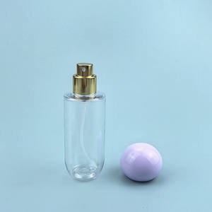 Flacone di Profumo di Lusso in Plastica da 80ml 100ml 150ml con <span class=keywords><strong>Fondo</strong></span> Rotondo e Pompa <span class=keywords><strong>Spray</strong></span> a Baionetta - Product Image 2