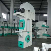 Élévateur à godets vertical à grande capacité, résistant à l'usure, machine complète de levage de céréales pour l'utilisation en usine de rizerie