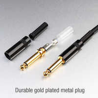 GTC016BG Yinyu 22AWG 6.35mm Oxygen-Free Copper Instrument Cable with Gold-Plated 1/4" Connectors