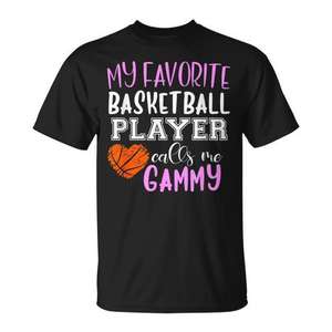 Mon joueur de basket-ball préféré m'appelle Gammy T-Shirt - Product Image 1