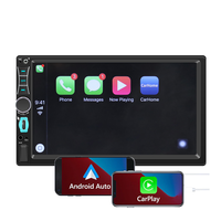 Autoradio double DIN 7 pouces Bluetooth Type-C sans fil Carplay Android Auto Radio FM USB Lecteur MP5 2 DIN
