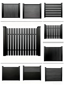 <span class=keywords><strong>Panneaux</strong></span> de clôture en aluminium décoratifs les plus vendus, résistants aux intempéries, pour la sécurité extérieure, clôtures de jardin écologiques, clôture de cour - Product Image 4