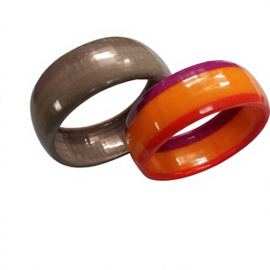 Nuevo Brazalete de Resina Personalizado con Diseño de Ángel Impreso en 3D, en Capas Azul, Rosa, Blanco y Gris, para Mujeres Indias, Joyería al por Mayor - Product Image 6