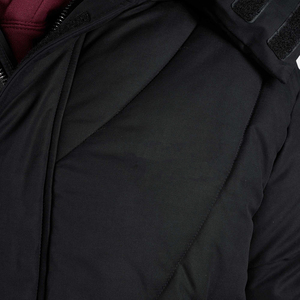 Chaqueta Acolchada con Capucha para Hombre, Color Negro, Cierre de Cremallera, Resistente al Viento, Ropa de Invierno Informal, Acolchado Grueso, Corte Regular - Product Image 6