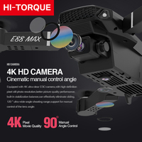 طائرات بدون طيار JHD E88 Pro احترافية بكاميرا 4K وواي فاي وتحكم عن بعد قابلة للطي مع نظام FPV - ألعاب رائجة البيع