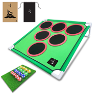 Kit de jeu de golf de précision le plus vendu – Cible en velours, balles adhésives, entraînement de swing intérieur/extérieur, mini-golf amusant et durable