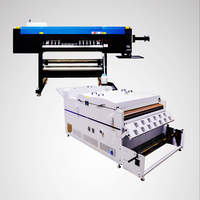 Sistema de impresión y coctelera de polvo DTF de transferencia de calor de dos cabezales Epson 7070-3, 2 unidades
