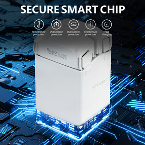 Centro de Carga Seguro Amazear para DJI Mini3/4/5, Cargador Rápido Dual, Ligero, Tecnología de Chip Inteligente ABS - Product Image 4