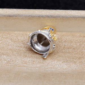 Accesorio de Plata S925 con Perla Esmerilada para DIY, Hebilla Universal de 10.5-12 mm, Colgante, Soporte Vacío 5697, Fornituras de Joyería - Product Image 4