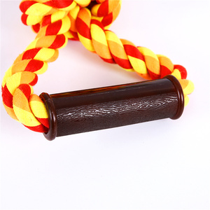 Jouet pour chien en coton écologique en gros, <span class=keywords><strong>corde</strong></span> à mâcher tressée durable en forme d'os pour chiens - Product Image 5