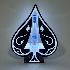 Bar hộp đêm ACE của spades VIP dịch vụ chai rượu vang giá LED chai glorifier Acrylic LED chai trình bày chủ hiển thị - Product Image 1