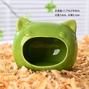 Conception originale, grande taille, abri pour hamster en céramique écologique en forme de champignon, multifonctionnel - Product Image 6