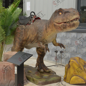 Cet <span class=keywords><strong>Dino</strong></span> hecho a mano Lifesize Animatronic Dinosaur Ride con venta de alta calidad para parque temático - Product Image 1