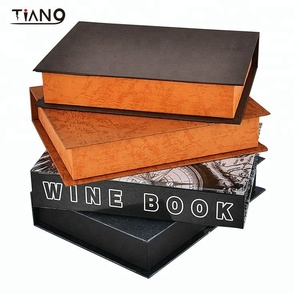 5 cái kim loại và gỗ cuốn sách hình mở rượu vang thiết lập thanh lịch thanh Bộ quà tặng cho các nhà hàng đóng gói trong hộp - Product Image 5