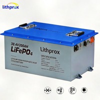 Batería de 38.4V 200AH para Montacargas, Batería LiFePO4 de Carga Rápida para Montacargas de Interior, Servicio OEM ODM con Certificación CE RoHS FCC