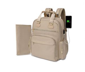 Diaper <b>Bag</b> Backpack, Baby Diaper <b>Bag</b> with 17 Pockets, Travel Baby <b>Bag</b> Backpack for Girl Boy, Large Diaper <b>Bag</b> with Changing Pad - Product Image 1
