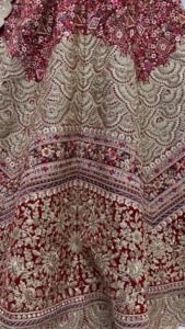 Lehenga Choli เสื้อผ้าอินเดียแบบดั้งเดิมความยาวถึงพื้นดีไซน์ทันสมัย - Product Image 5