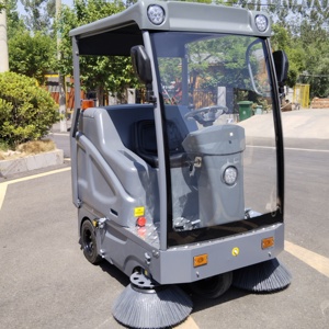Lái xe đường điện quét Xe Tải Công nghiệp sạch hơn Thu Bụi Sạc điện quét - Product Image 1