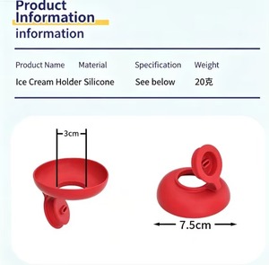 Support à glaces créatif neuf, support à sucettes glacées en silicone anti-goutte, support à collations glacées pour enfants, bâtonnets à sucettes glacées - Product Image 3