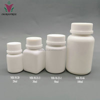 20ml 20cc 20g HDPE en plastique blanc médecine pilule tablette capsule bouteille de supplément de vitamine bouteille avec bouchon inviolable évident
