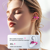 Écouteurs intra-auriculaires sans fil OWS pour femmes, étanches IPX5, avec suppression du bruit ENC 5.3, commande tactile et cordon