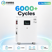 Batterie LFP agricole 51.2V 120Ah 6.144kWh à cycle élevé, compatible EV, pour rack et armoire, certifiée CE Allemagne, OEM