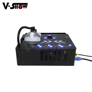 Düğün LED 1700W sprey sisleyici makinesi sahne duman makinesi uzaktan kumanda dikey sis Bar kulübü performans gösterisi sis Jet makinesi