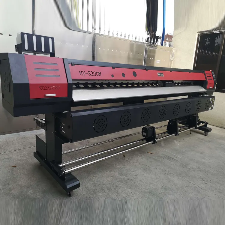 Impresora ecológica xp600, máquina de impresión de pegatinas de vinilo de alta velocidad, 3,2 m, 4 unidades