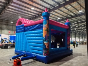 Château gonflable de style nouveau avec toboggan |   Château gonflable à thème combiné - Product Image 4
