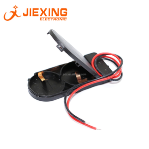 CR2032バッテリーホルダーカバースイッチ付きLIR203ボタンセルバッテリーケースボックス2ピース6Vケーブル付き2スロット - Product Image 3