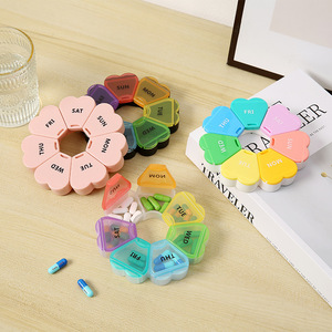 Portapillole Rotondo in Metallo Personalizzato con <span class=keywords><strong>Foto</strong></span> Creative, Modello con Portachiavi, Contenitore per Pillole a 3 Scomparti per Vitamine, Regalo - Product Image 5