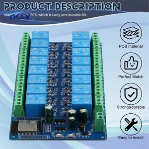 Modul relai 16 saluran DC5-12V catu daya ESP32 papan pengembangan ESP32-WROOM modul pengembangan sekunder - Product Image 6